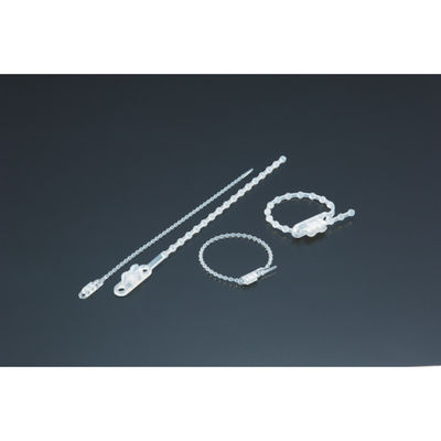 トラスコ中山 TRUSCO ダブルヘッドノットタイ 幅3.6mmX230mm最大結束φ62白 TRKTV-230E 1袋(100本)（直送品）