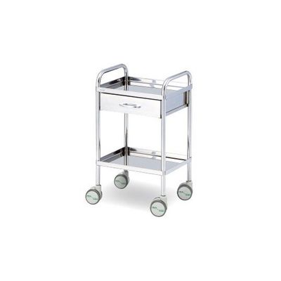 アズワン 枠付き回診車(2段) 453×353×787mm W4535W 1台 0-5443-12（直送品）