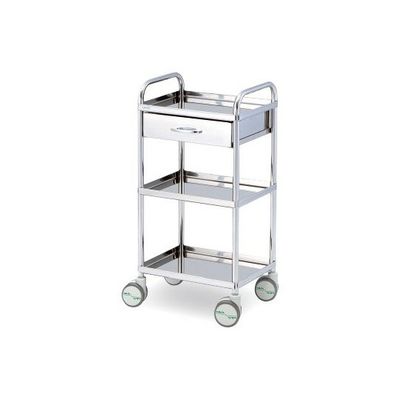 アズワン 枠付き回診車(3段) 453×353×927mm W4535T 1台 0-7972-02（直送品）