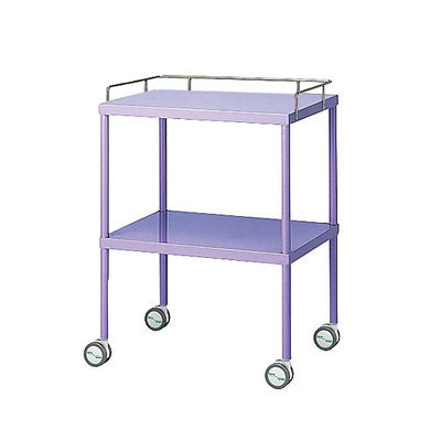 アズワン カラフル回診車 手摺付 ラベンダー 616×450×842mm 0-210-08 1台（直送品）