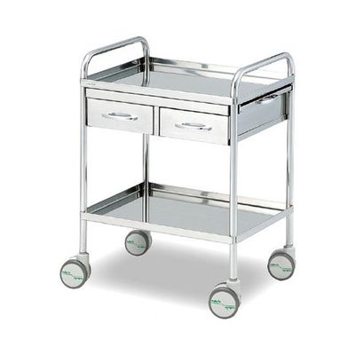 アズワン 枠付き回診車(収納テーブル付) 603×453×822mm SYT6045W 1台 0-7977-01（直送品）