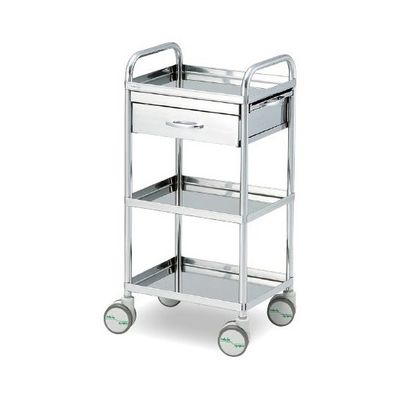 アズワン 枠付き回診車(収納テーブル付) 453×353×927mm SYT4535T 1台 0-7977-04（直送品）