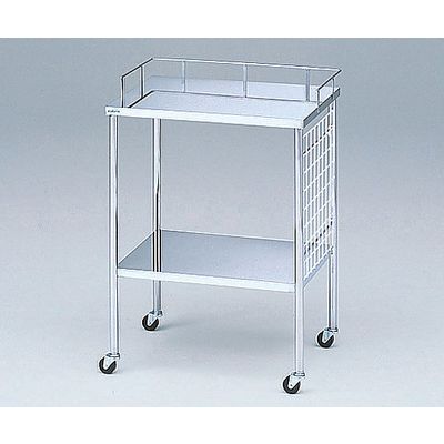 アズワン サイドネットワゴン 天板3方手摺付き 600×450×800mm Aタイプ 1台 0-1578-01（直送品）