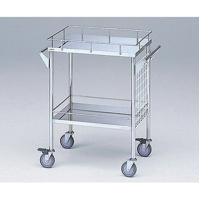 アズワン サイドネットワゴン 天板4方手摺付き 600×450×800mm Bタイプ 1台 0-1578-02（直送品）