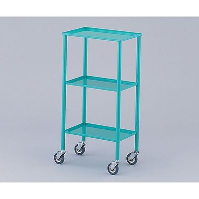 アズワン カラフルミニワゴン グリーン(縁折り曲げ) 435×235×850mm 0-8152-03 1台（直送品）