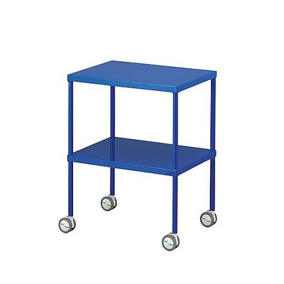 アズワン カラフル回診車 手摺無し ブルー 600×450×792mm 0-210-09 1台（直送品）