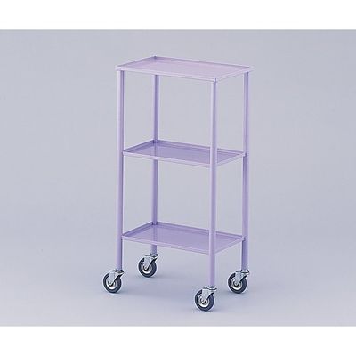 アズワン カラフルミニワゴン ラベンダー(縁折り曲げ) 435×235×850mm 0-8152-02 1台（直送品）