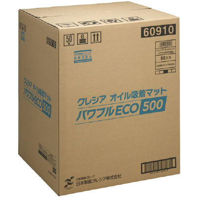 吸収剤】 日本製紙クレシア クレシア オイル吸着マット パワフルエコ