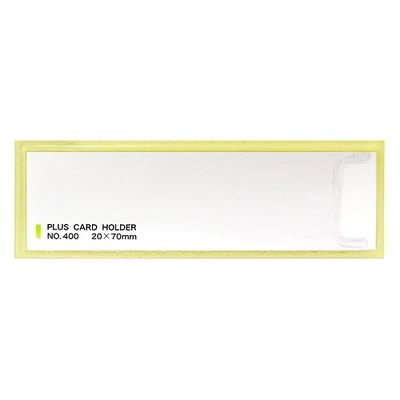 プラス　粘着剤付カードホルダー　ＬＡー400ＳＴ　100枚　　LA-400ST　1箱　　（直送品）