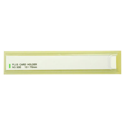 プラス 粘着剤付カードホルダー 100枚 LA-500ST 1箱（直送品）