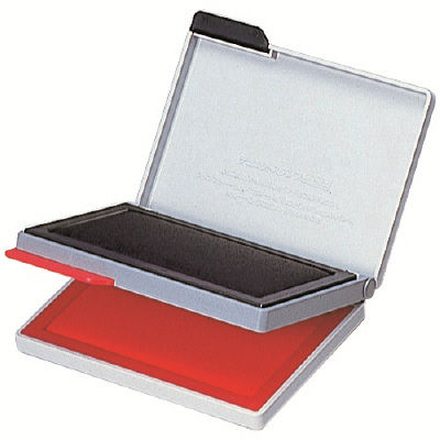 シヤチハタ スタンプ台 エコス 黒/赤 HFW-2EC 1個（直送品）