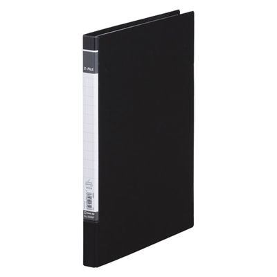 キングジム 貼り表紙ZファイルBF 568BF A4S 黒 568BFクロ 1冊（直送品）