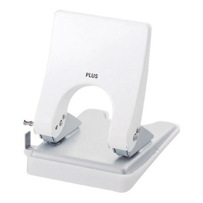 プラス 穴あけパンチ フォース1/2 M 白 PU-830A 1個（直送品）