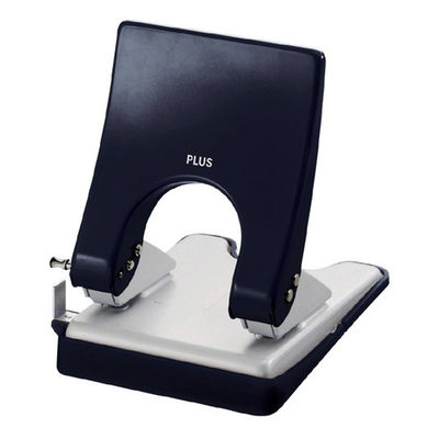 プラス 穴あけパンチ フォース1/2 M 黒 PU-830A 1個（直送品）