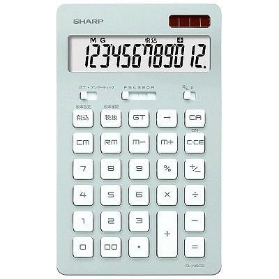 シャープ スタイリッシュ デザイン電卓 EL-N802-SX - アスクル シャープ スタイリッシュ デザイン電卓 EL-N802-SX - アスクル