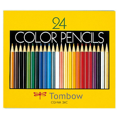 トンボ鉛筆 紙箱入り色鉛筆NA 24色セット CQ-NA24C 1個 - アスクル