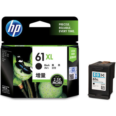 HP（ヒューレット・パッカード） 純正インク HP61 ブラック 増量 CH563WA 1個（直送品）