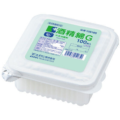 スズラン 酒精綿G 13205086 100枚入  オリジナル