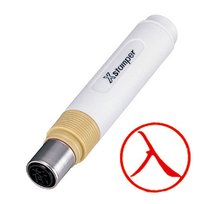 シヤチハタ 簿記スタンパー 入 赤 X-BKL-25-02（直送品）