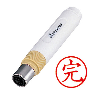 シヤチハタ 簿記スタンパー 完 赤 X-BKL-30-02（直送品）