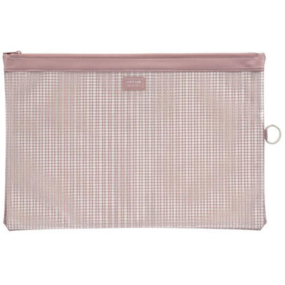 リヒトラブ メッシュケース Fー247 B4 ローズピンク F-247モモ 1枚（直送品）
