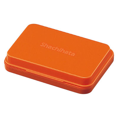 シヤチハタ　スタンプ台　小形　朱　HGN-1-OR　（直送品）