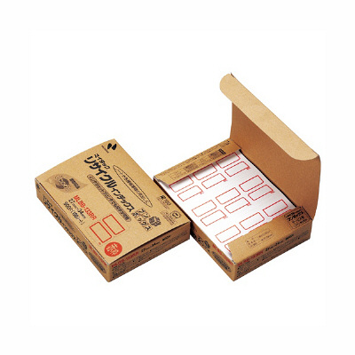 ニチバン RCインデックス 赤枠 縦27×横34mm MLBB-133RR 1箱（100枚入）（直送品）