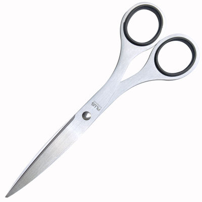 プラス ステンレスハサミ NO.165 ブラック BK 1個（直送品）