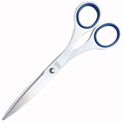プラス ステンレスハサミ NO.165 ブルー BL 1個（直送品）