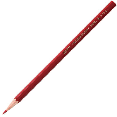 三菱鉛筆(uni) 硬質色鉛筆 赤 K7700.15 1セット（12本入） （直送品 