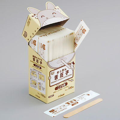 オオサキメディカル SF滅菌オオサキ舌圧子(こども用) 74307 1箱(100本入)