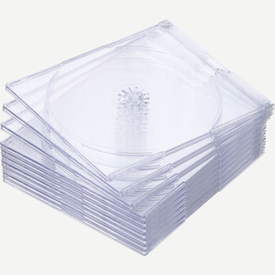 エレコム CD/DVDスリムプラケース クリア CCD-JSCSW10CR 1パック（10枚入）（直送品）