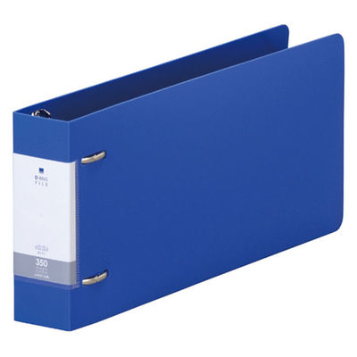 リヒトラブ D型リングファイル 統一伝票 青 G2239-8 1セット(1冊×3)（直送品）