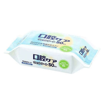 【口腔ケアウェットシート】 口腔ケアウェットシート 50枚入 1箱（30個入） 昭和紙工
