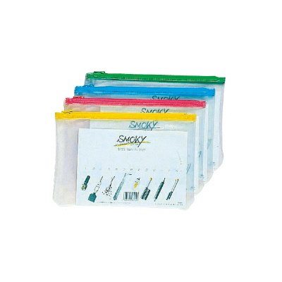 リヒトラブ　クリヤーケース・スモーキィ　F-261　B6S　マチなし　桃　F-261モモ　１袋（３枚入)　（直送品）