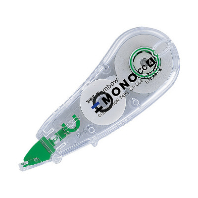 トンボ鉛筆【MONO】修正テープ　モノCC　CT-CC4　3個　（直送品）