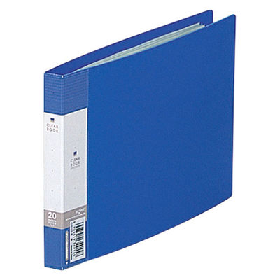 リヒトラブ クリヤーブック リクエスト B6E 青 G3225-8 1袋(3冊入)（直送品）