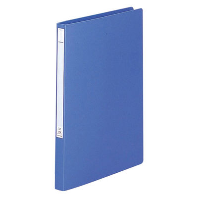リヒトラブ パンチレスファイル B4S 藍 F-368-9 1セット(1冊×2)（直送品）