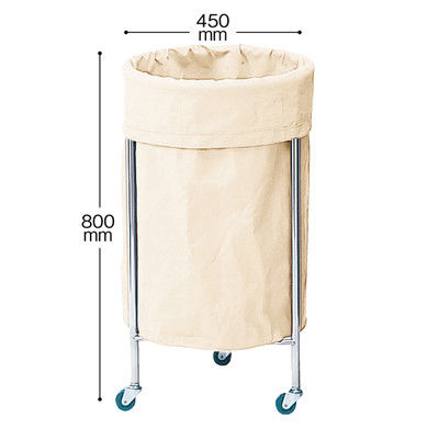 松吉医科器械 ランドリーカート 小 MY-1187 1台 01-4741-01（直送品）