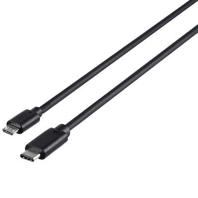 バッファロー USB2.0ケーブル microB to C ブラック 1.0m BSUMBC210BK 1台（直送品）