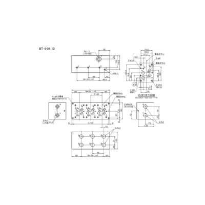 ダイキン工業（DAIKIN） マニホールドブロック BT-104-10 1個（直送品）