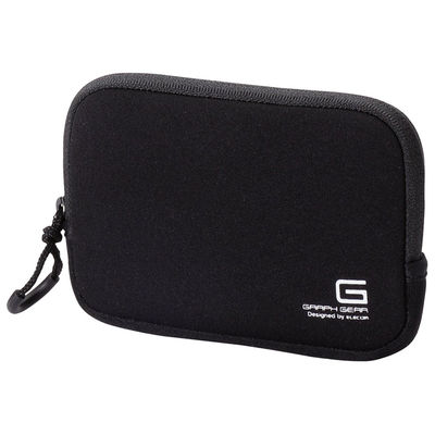 エレコム デジカメケース/ネオプレン/Sサイズ/ストラップ無し/ブラック DGB-065BK 1個（直送品）
