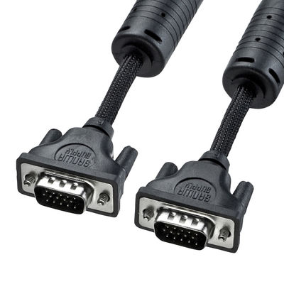 サンワサプライ ナイロンメッシュディスプレイケーブル KC-NMV20K 1本（直送品）