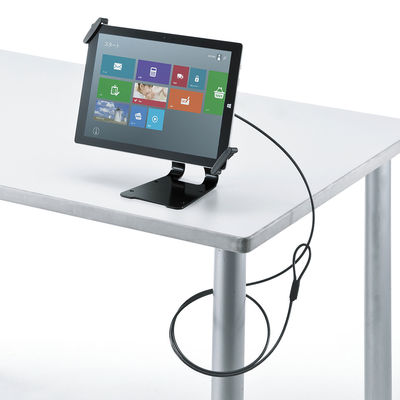 サンワサプライ タブレット汎用セキュリティ10～13インチ対応（eセキュリティ・ブラック） SLE-31STB13BK 1個（直送品）