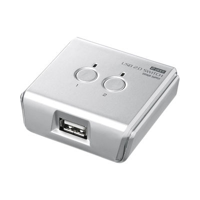 サンワサプライ USB2.0手動切替器(2回路) SW-US22N 1個（直送品）