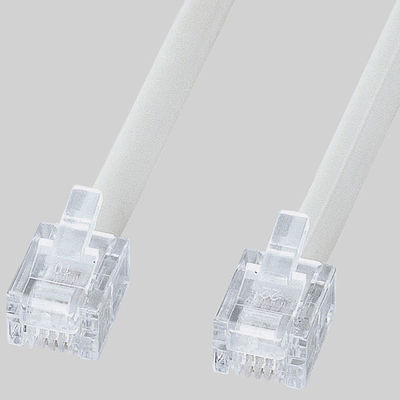 サンワサプライ エコロジー電話ケーブル(ノーマル) TEL-EN-3N2 1本（直送品）