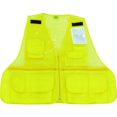 トラスコ中山 TRUSCO 【売切廃番】 反射材付多機能ベスト イエロー THTB-YE 1着 833-8526（直送品）