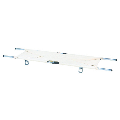 弥生堂製作所 四ツ折担架（伸縮式） アルミ 24-2113-01 1台　マツヨシカタログ（直送品）