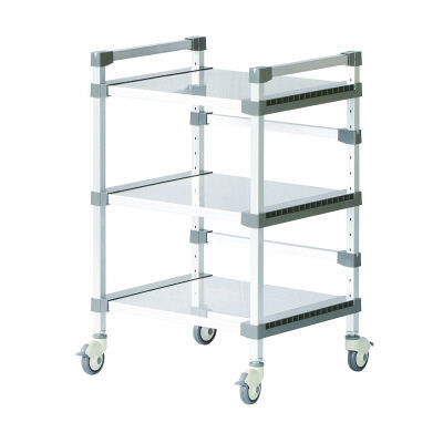 シンドー アルアップワゴン 3段 奥行554mm 684-554-1048C3 1台 24-5343-03（直送品）