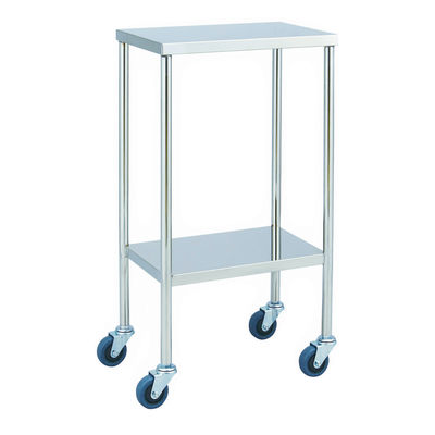 松吉医科器械 器械台 φ50mmキャスター 手摺なし MY-1015A 1台 01-2240-01　マツヨシカタログ（直送品）